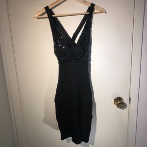 Urban Outfitters Halter Sparkle/Bandage Dress